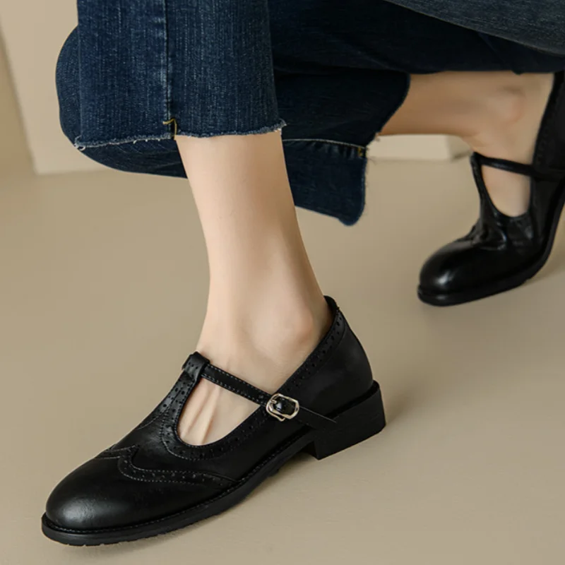 Sarah™ | Elegant Mary Jane with T-strap