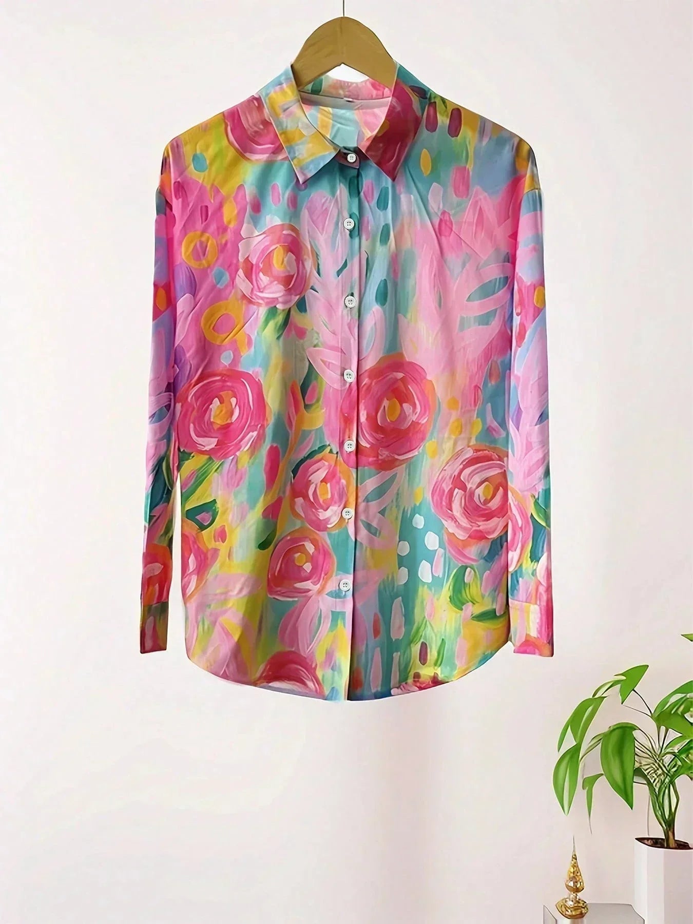 Rina™ | Luxury Floral Button Shirt