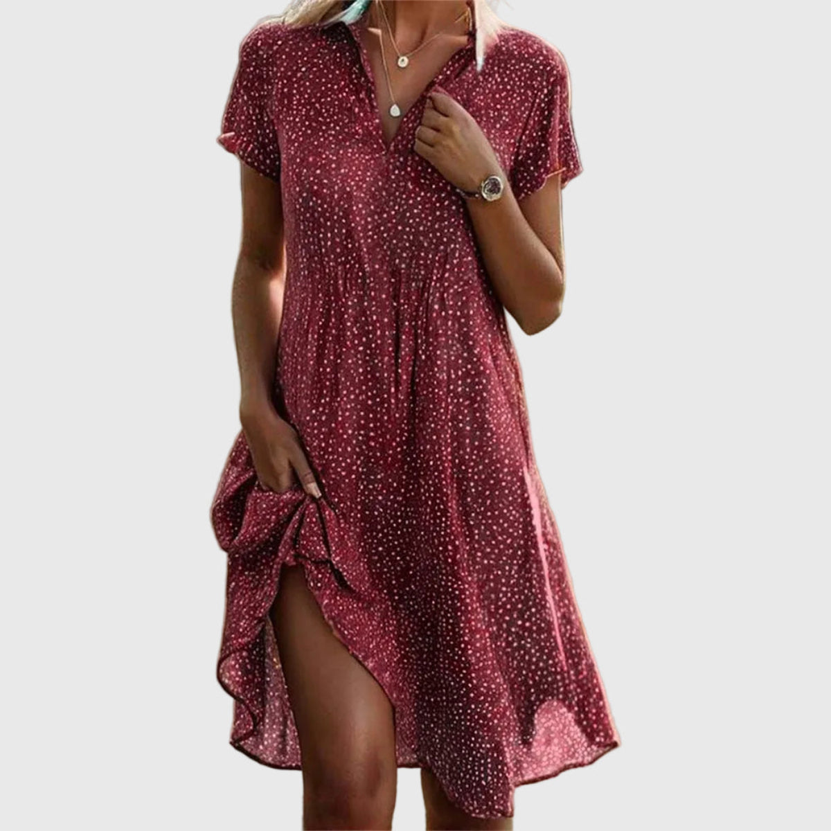 Peace | Luxury Midi Dress