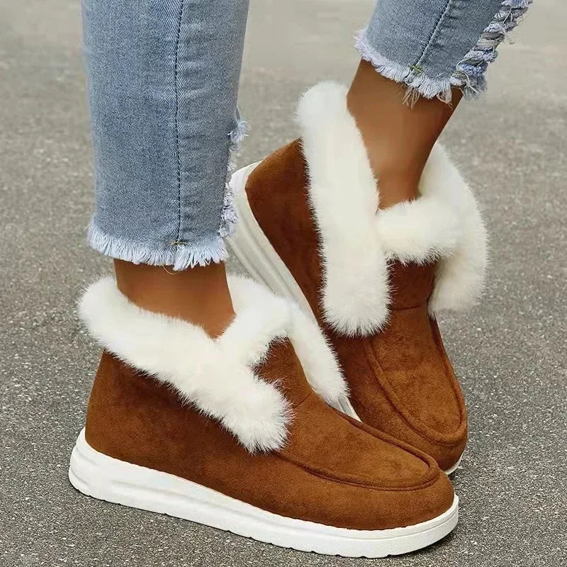 OrthoChic™ – Women's Plush Slip-On Boots