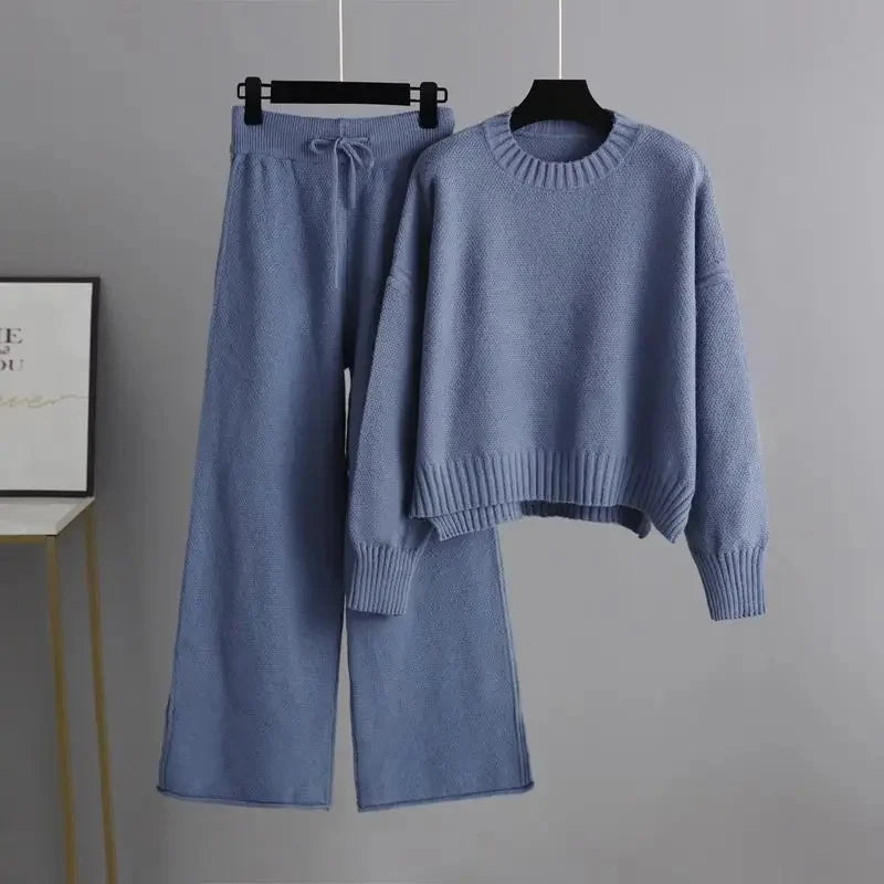 TALIA – FASHIONABLE CASUAL KNITTED SET