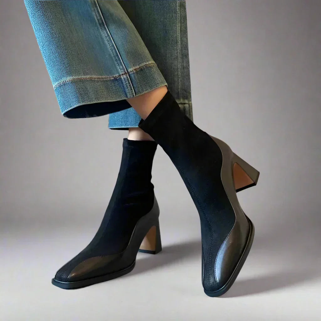 Sorelle Spliced Suede Boots