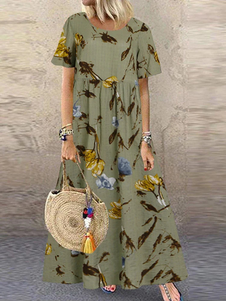 Lyanna – Printed Flowing Maxi Dress