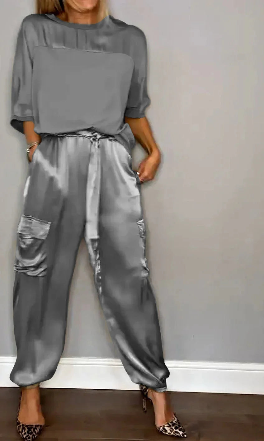 GRACE - SATIN UTILITY LOUNGE SET