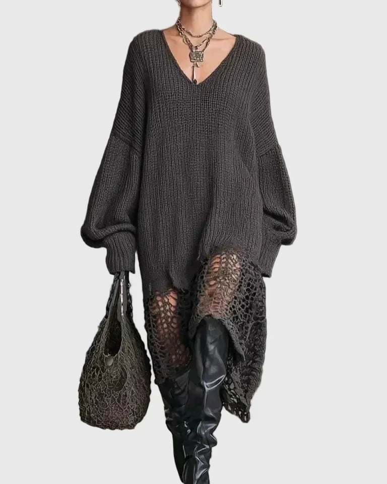 Tara | Cozy and Elegant Midi Knit Dress