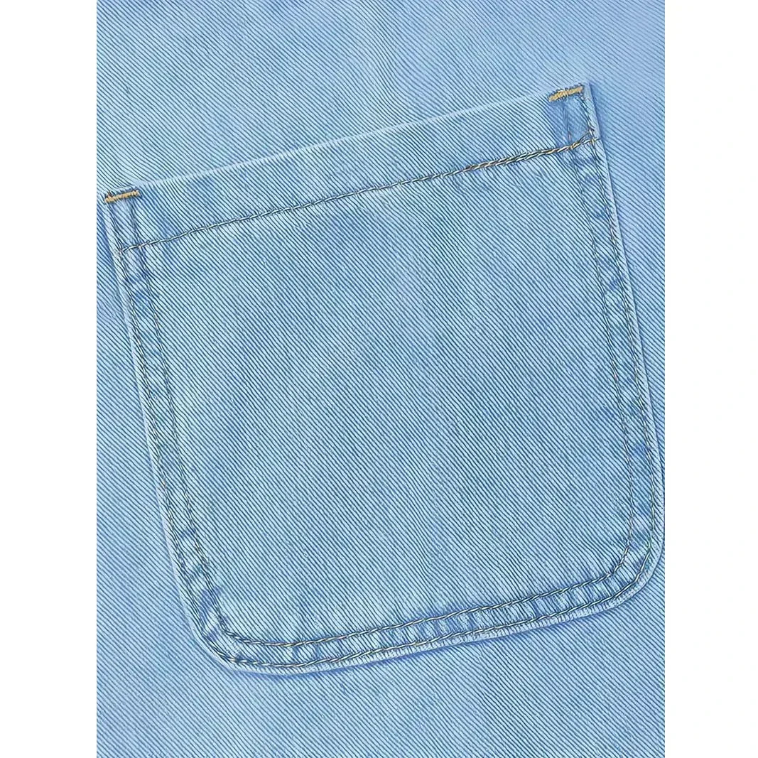 Emma Relaxed Denim-Look Dress