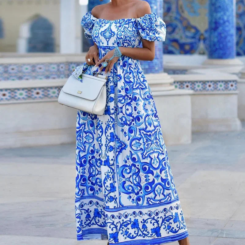 Isla Off-Shoulder Maxi Dress