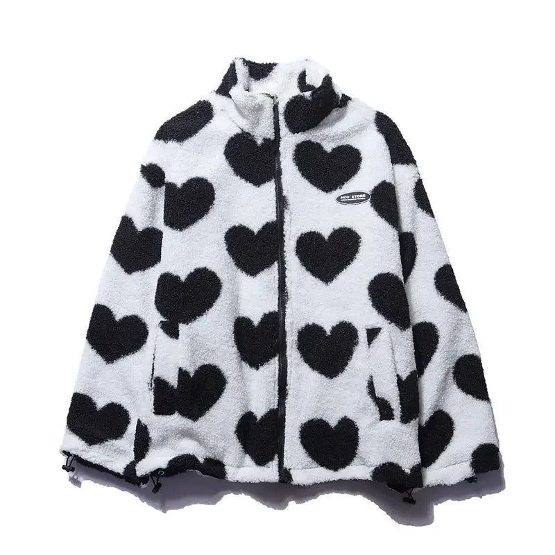 AlpenNord™ | Reversible jacket with hearts