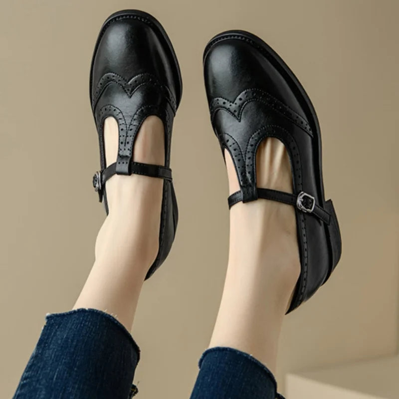 Sarah™ | Elegant Mary Jane with T-strap