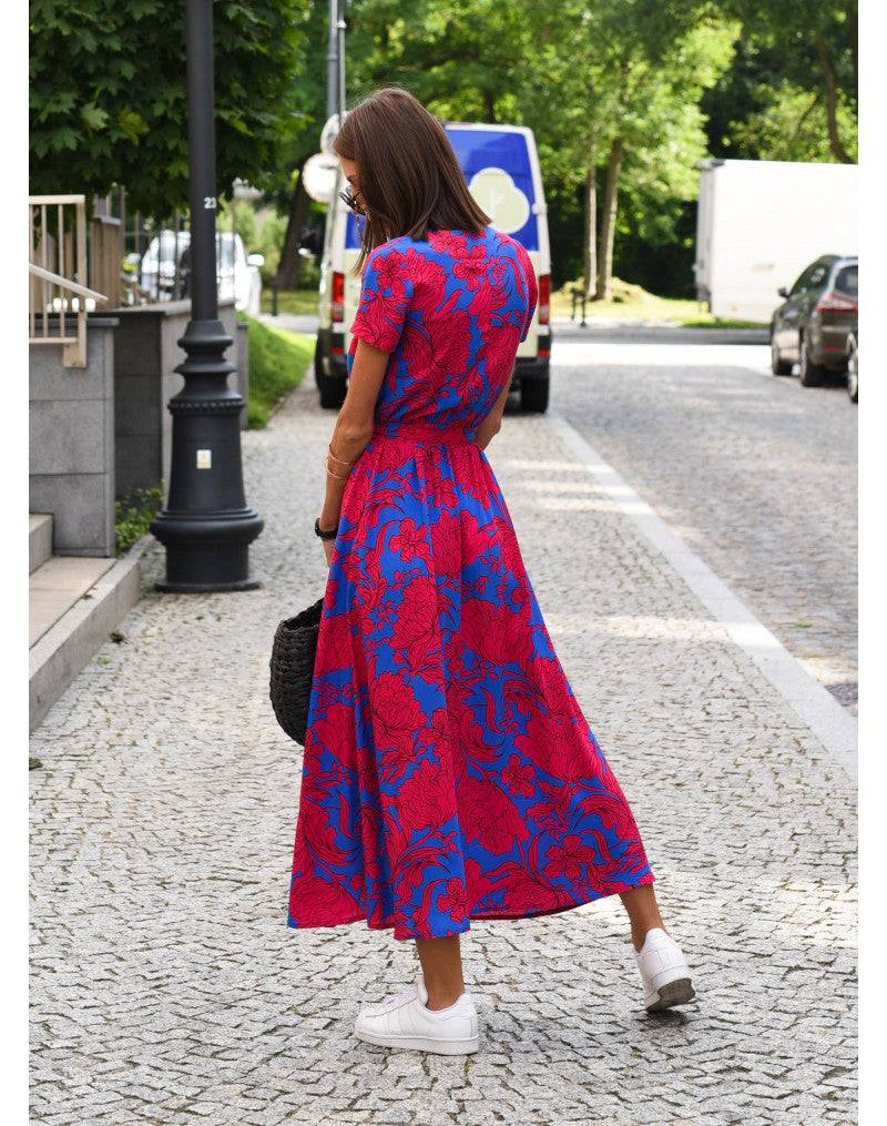 Yasmine | Stylish V-Neck Dress