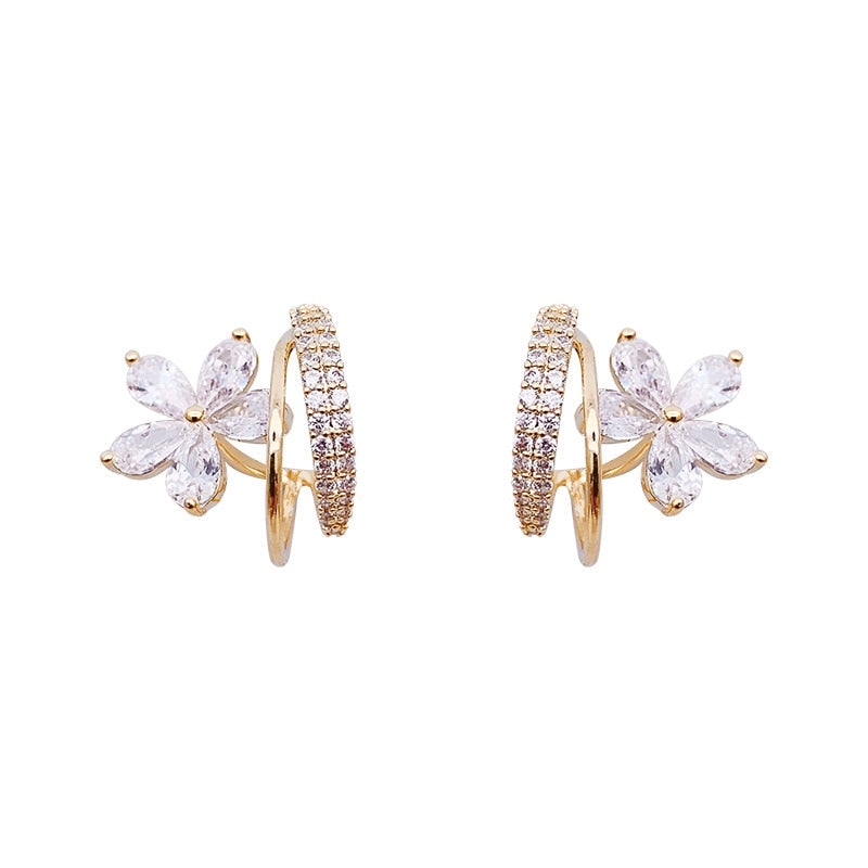 Florelle – Floral earrings with a bright detail