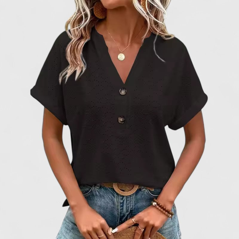 Bellisse | Sophisticated V-Neck Blouse