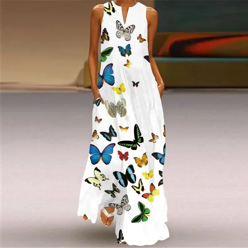 MONICA – BLOOM IN SILENCE MAXI DRESS