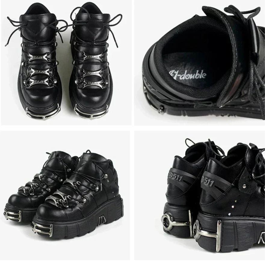 Rebel Rider Punk Ankle Shoes