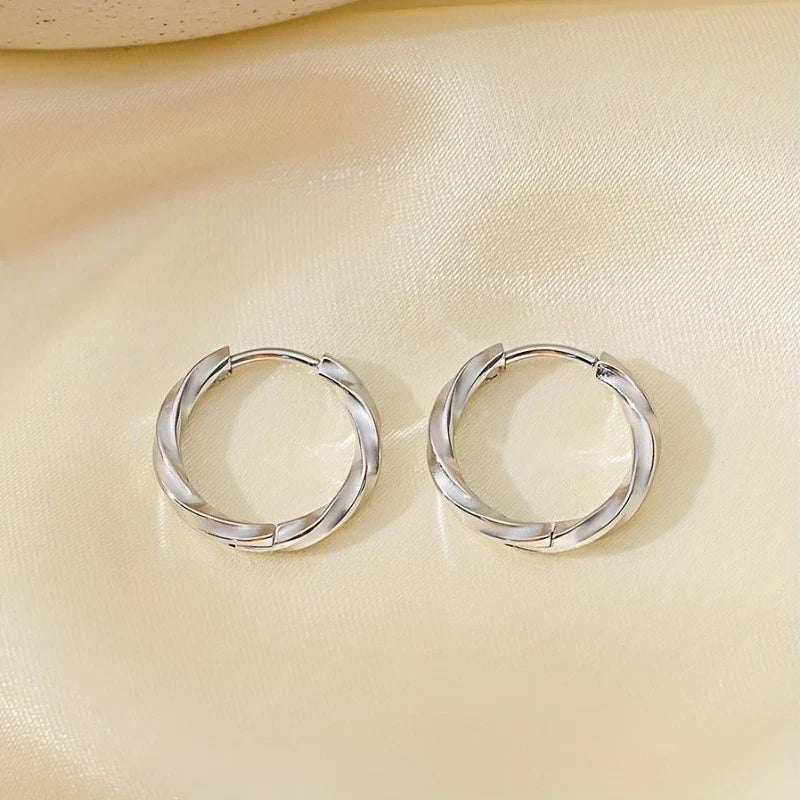 Minimalist Geometric Hanging Earrings