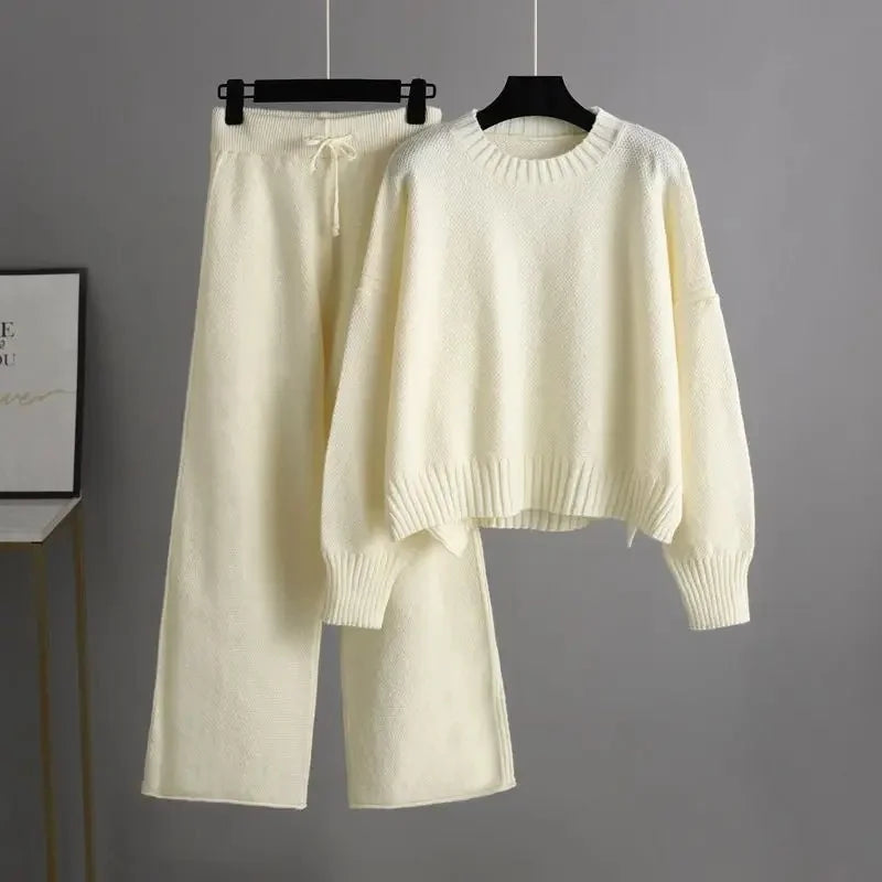 TALIA – FASHIONABLE CASUAL KNITTED SET
