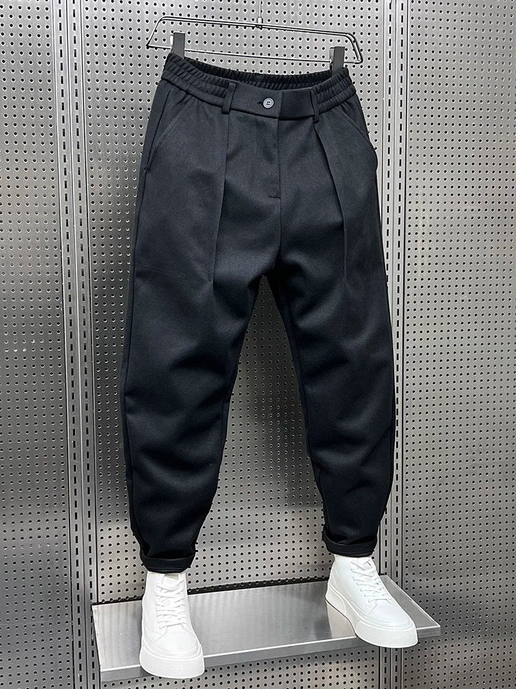 Marcin™ | Elegant Trousers with a Melange Effect