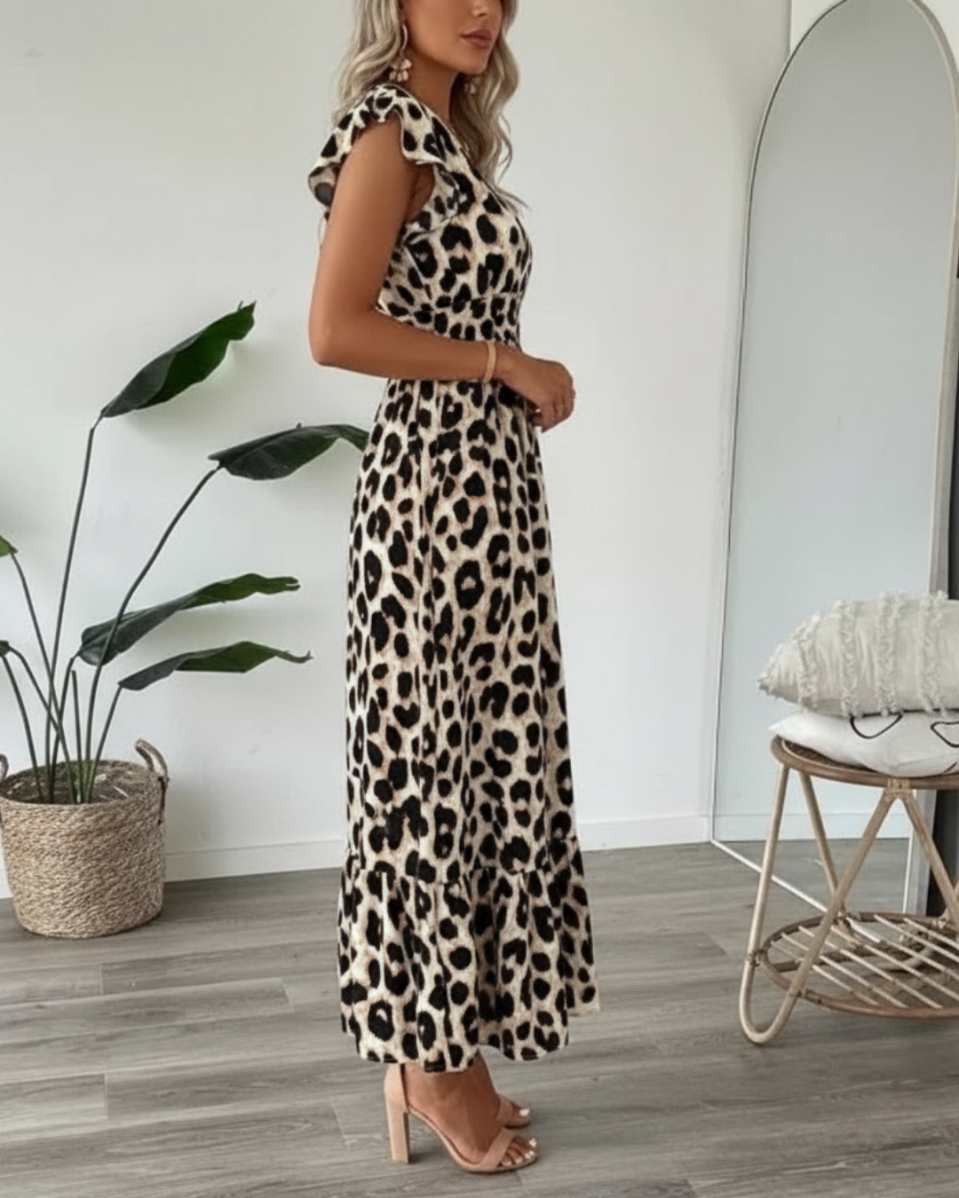 Judie™ Leopard Midi Dress
