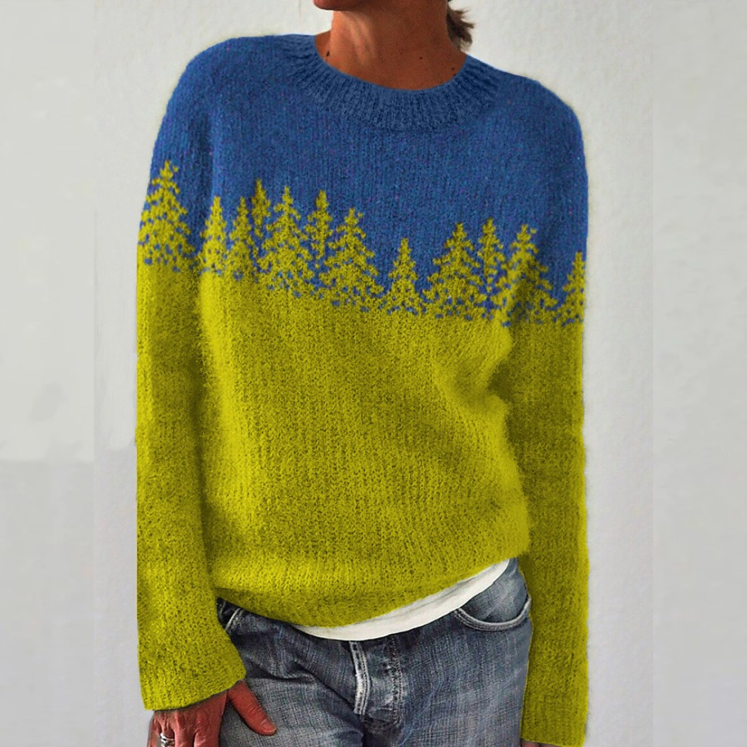 Helena - Retro Scandinavian Knitted Sweater