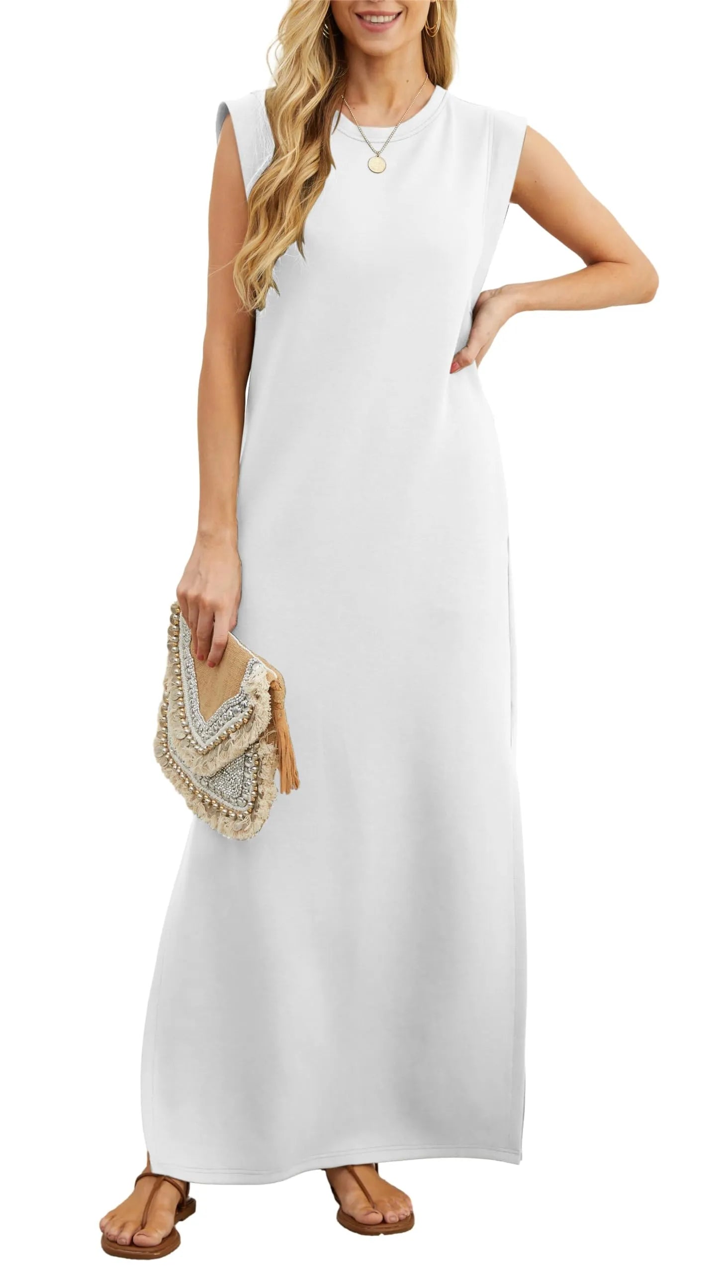 Laken - Relaxed Fit Split Maxi Dress