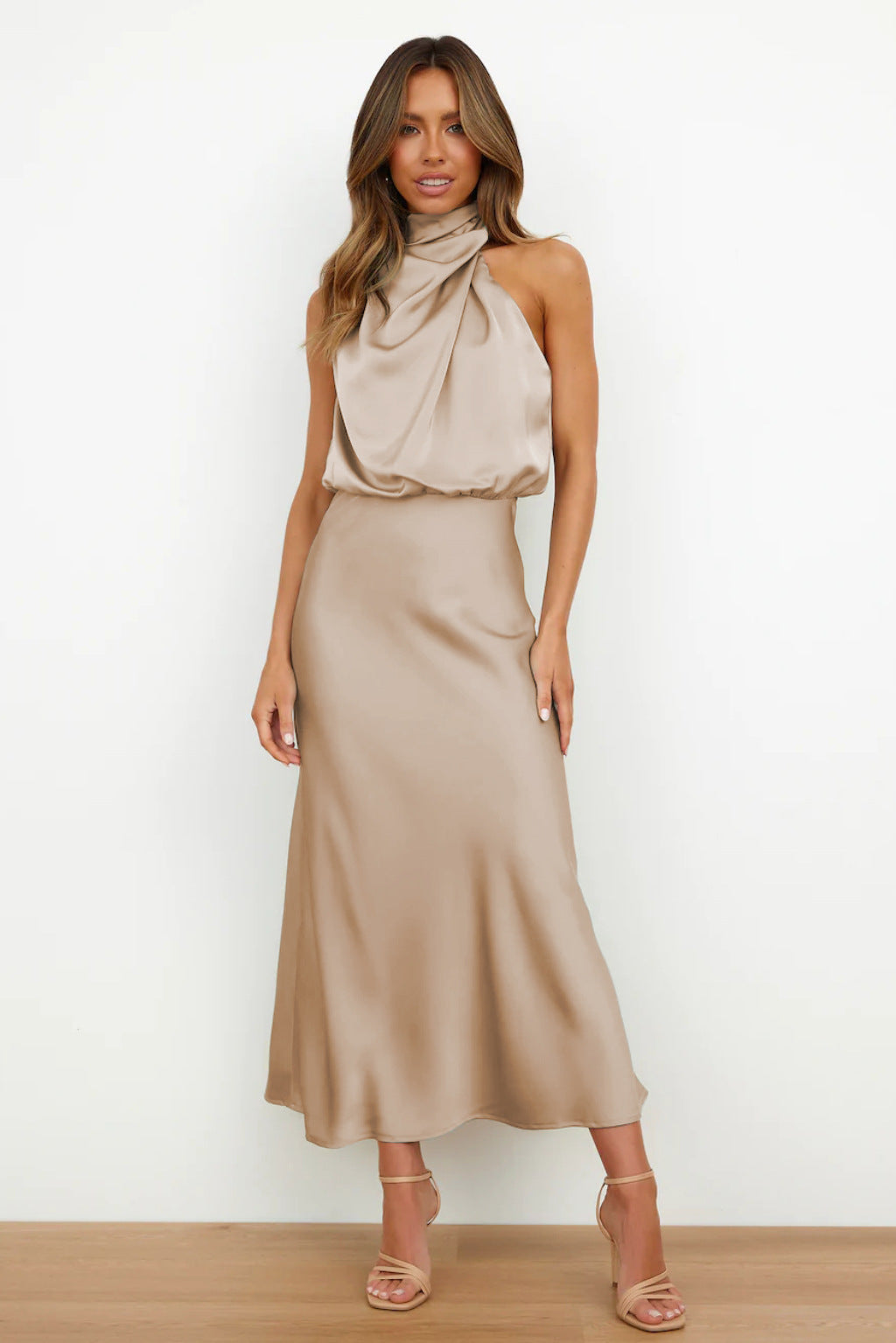 Katherine | Elegant Satin Dress