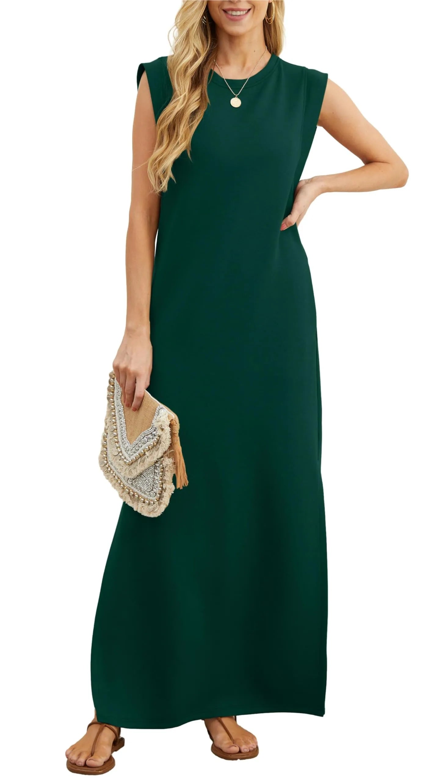 Laken - Relaxed Fit Split Maxi Dress
