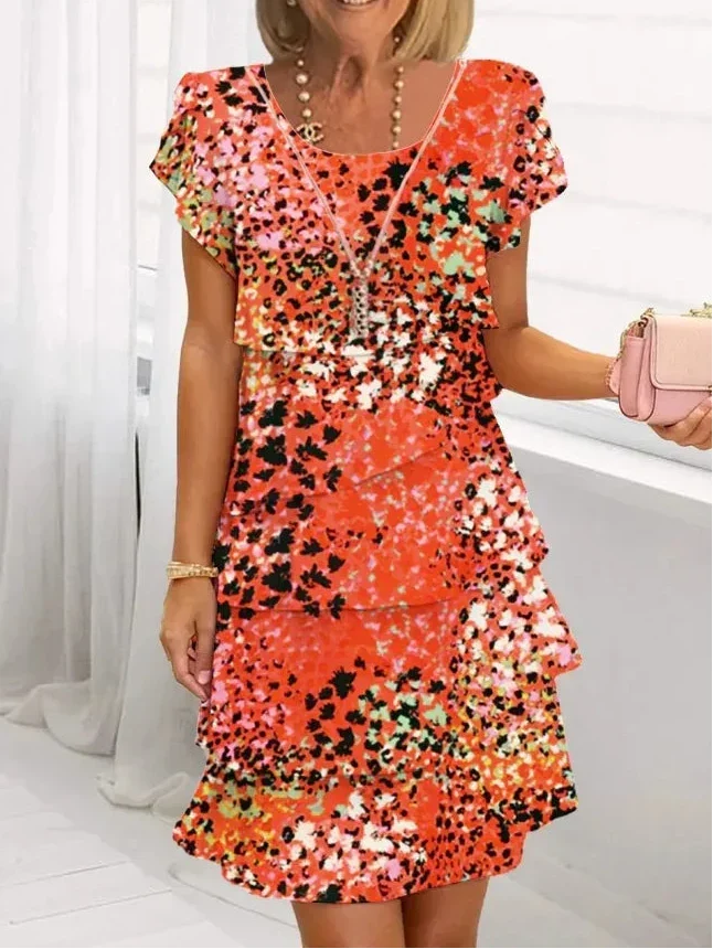 Clarissa | Elegant Ruffled Comfort Dress