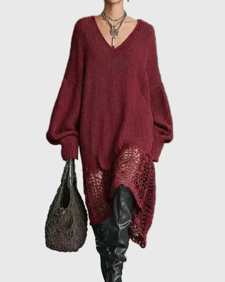 Tara | Cozy and Elegant Midi Knit Dress