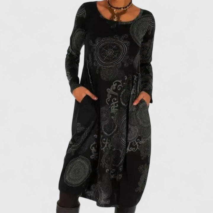ELIZA – BOHEMIAN DREAM LONG SLEEVE DRESS