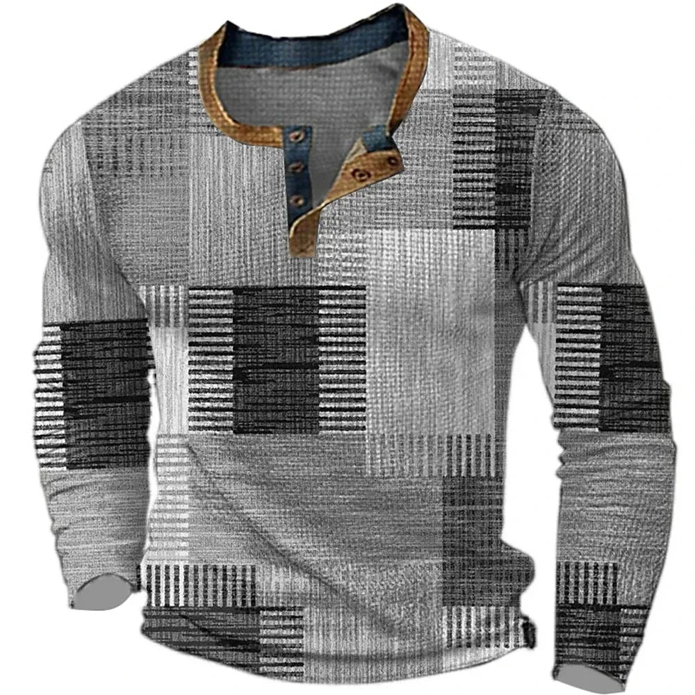 Beeck™ | Colorful Men's Long Sleeve Shirt