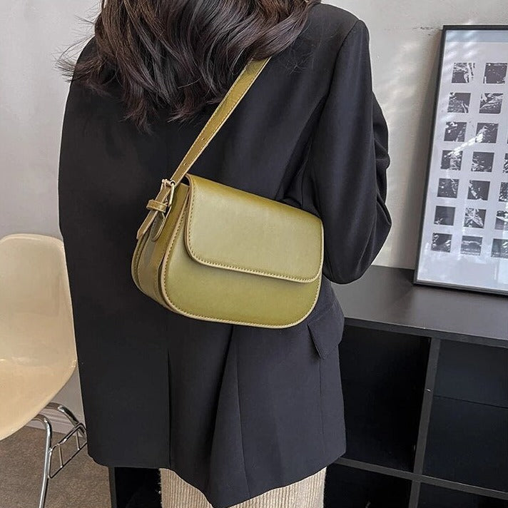 Eldborg | Elegant shoulder bag in muted nude tone