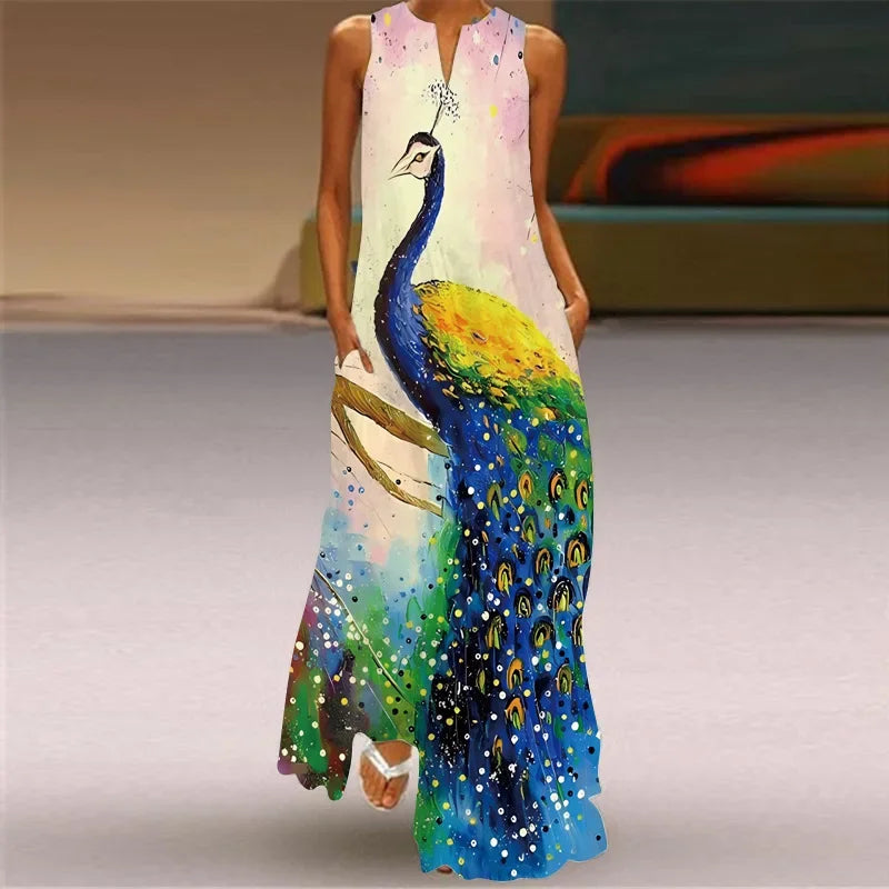 MONICA – BLOOM IN SILENCE MAXI DRESS
