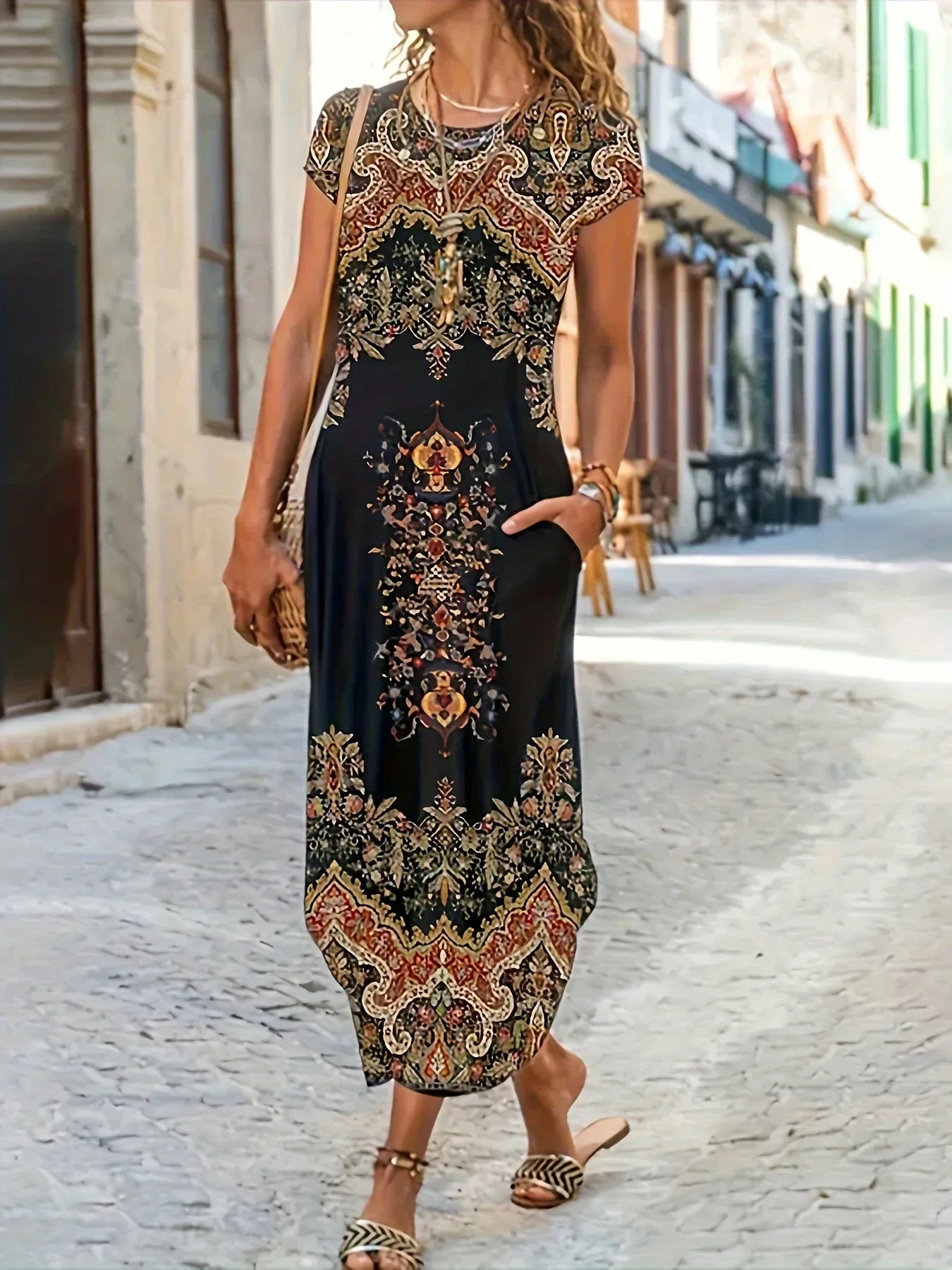 Lena | Elegant Casual Dress with Loose Fit