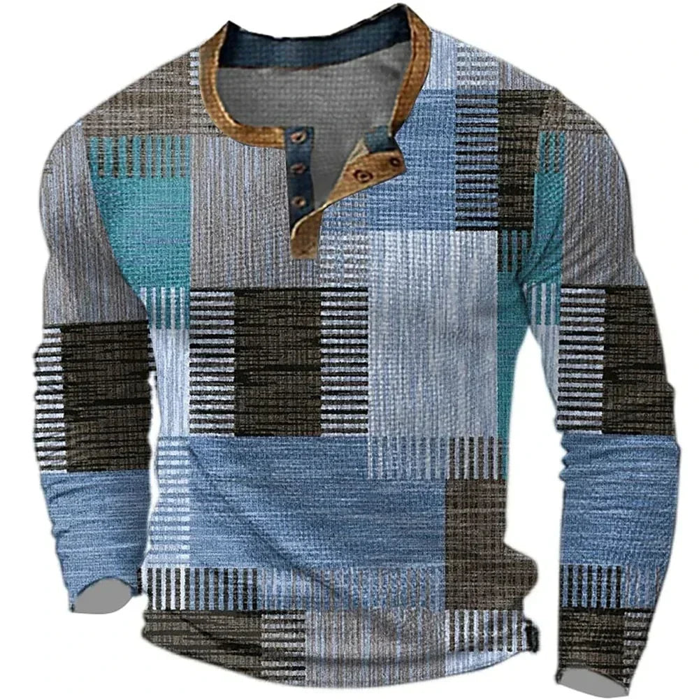 Beeck™ | Colorful Men's Long Sleeve Shirt