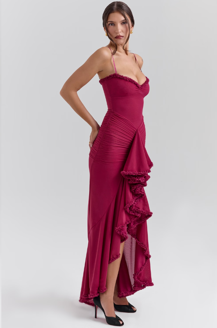 Edith - Charming Ruffled Dress