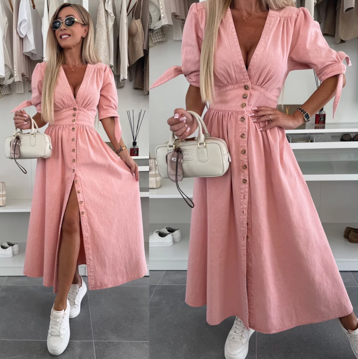 Marit | Radiant Denim Dress
