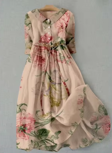 CASSIDY – GARDEN BLOOM MIDI DRESS