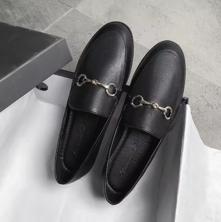The Heritage Gold-Bit Leather Loafer