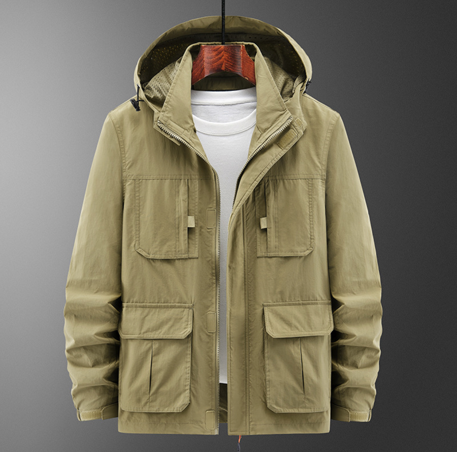 Brynjar - Hodded Jacket With Double Zipper