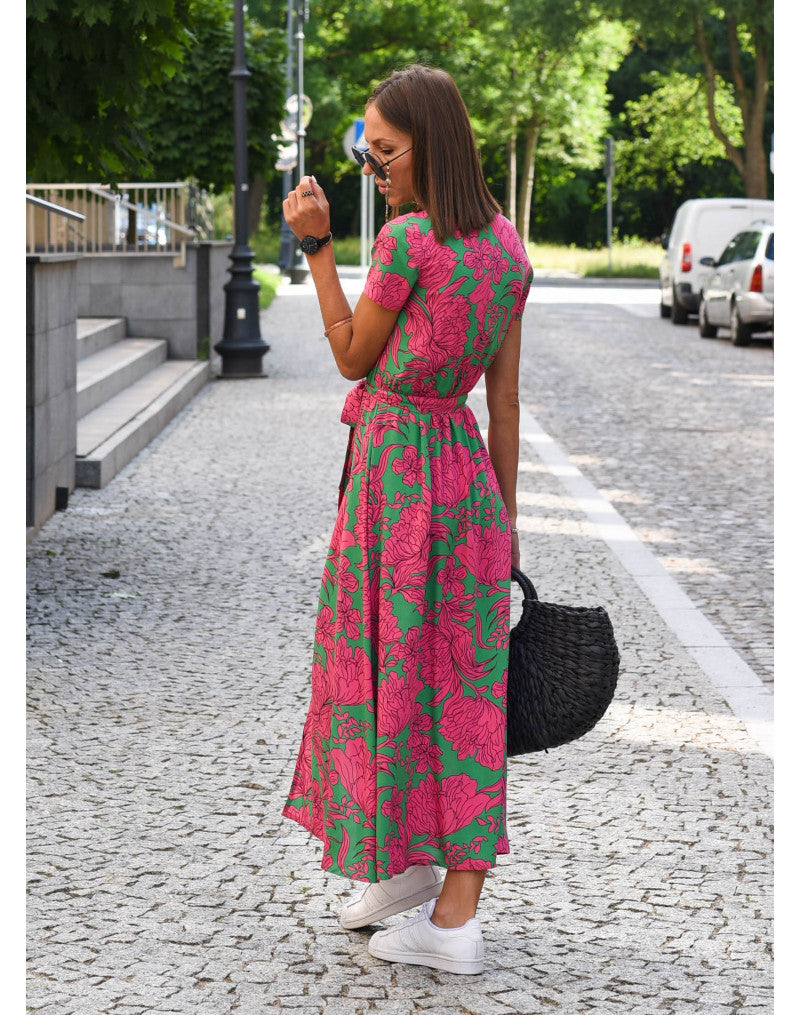 Yasmine | Elegant V-Neck Dress