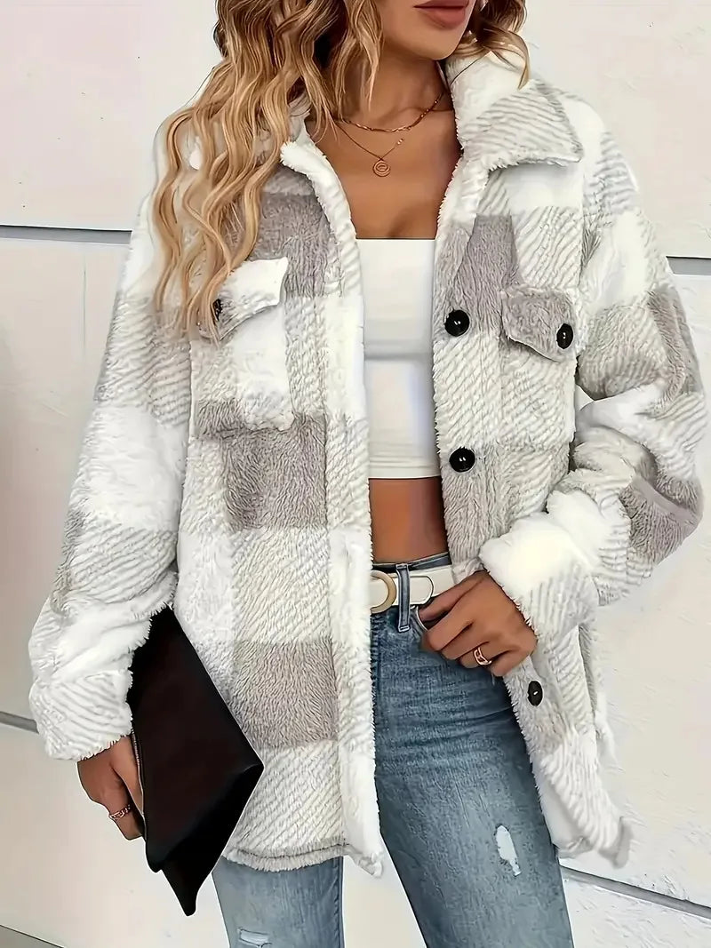 REBECCA – COZY BUTTON-UP JACKET