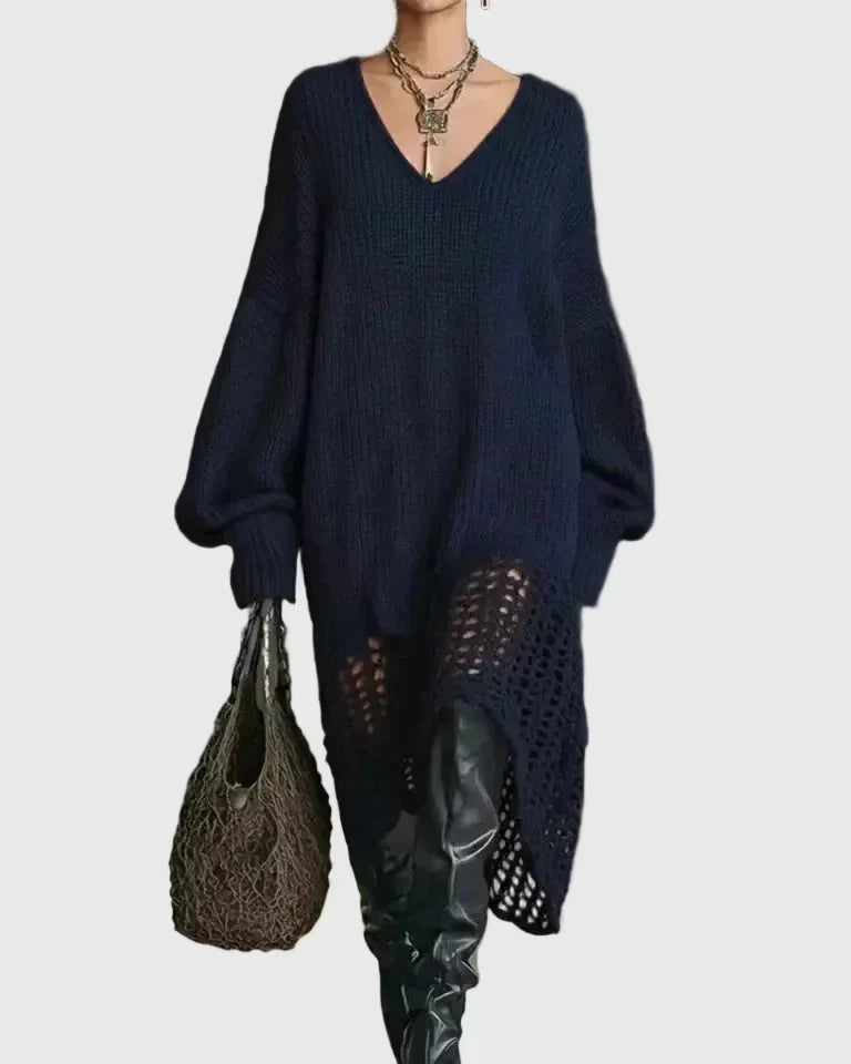 Tara | Cozy and Elegant Midi Knit Dress
