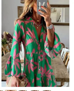 Everlen™ Boho Bloom Midi Dress