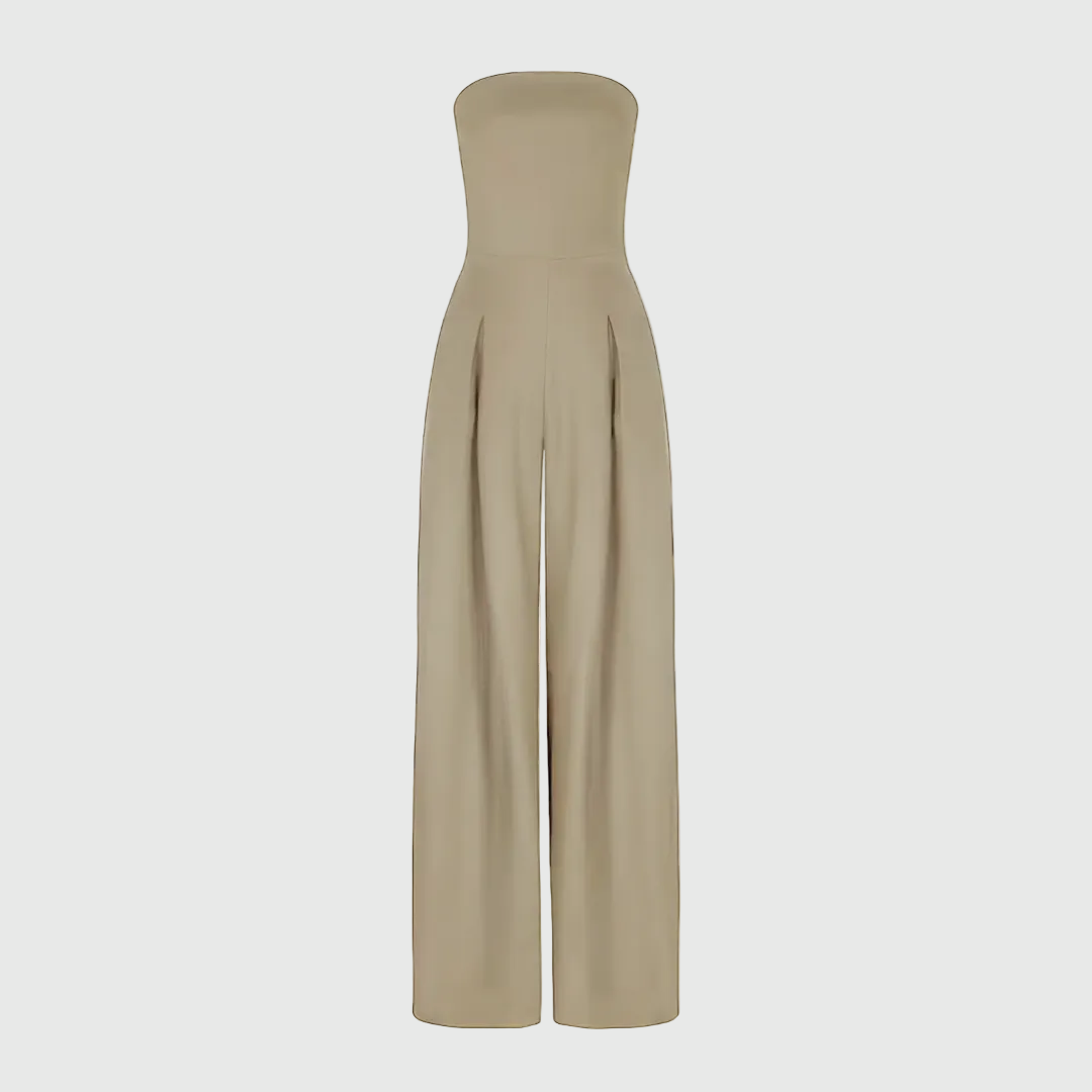 Sylvie | Elegant Strapless Jumpsuit