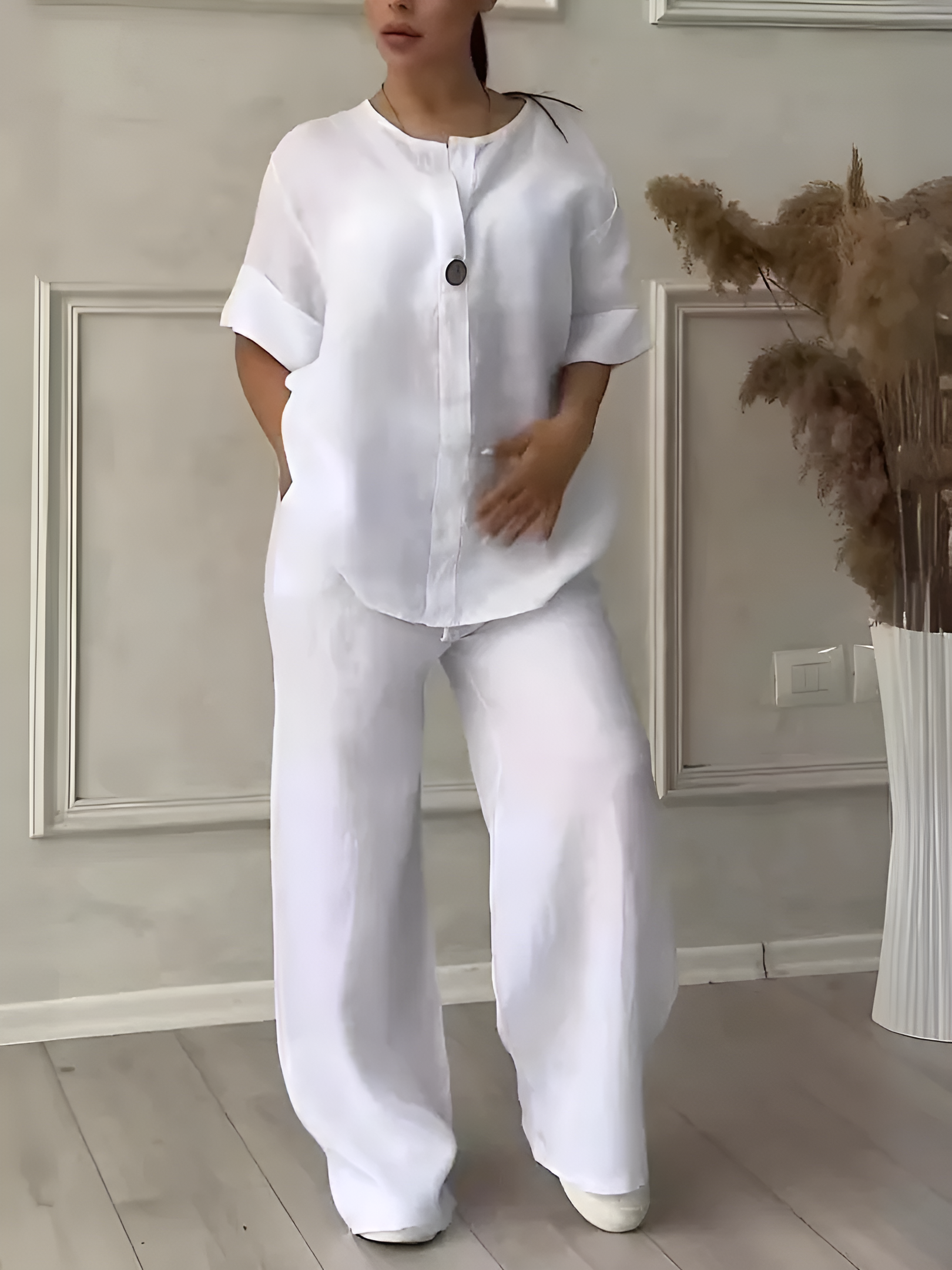 Maria | Unstructured Linen Set