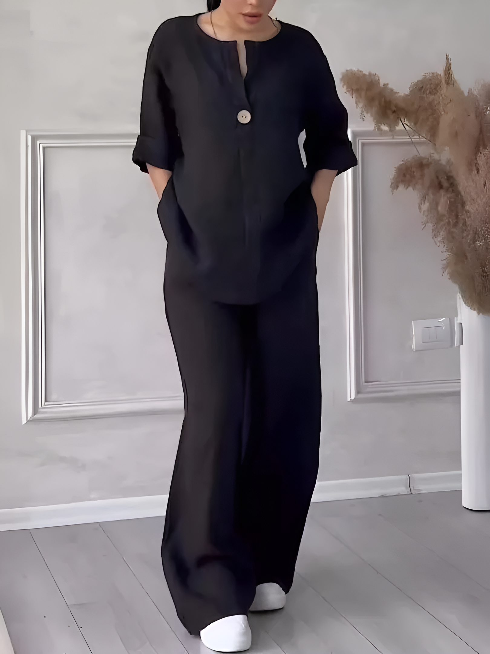 Maria | Unstructured Linen Set