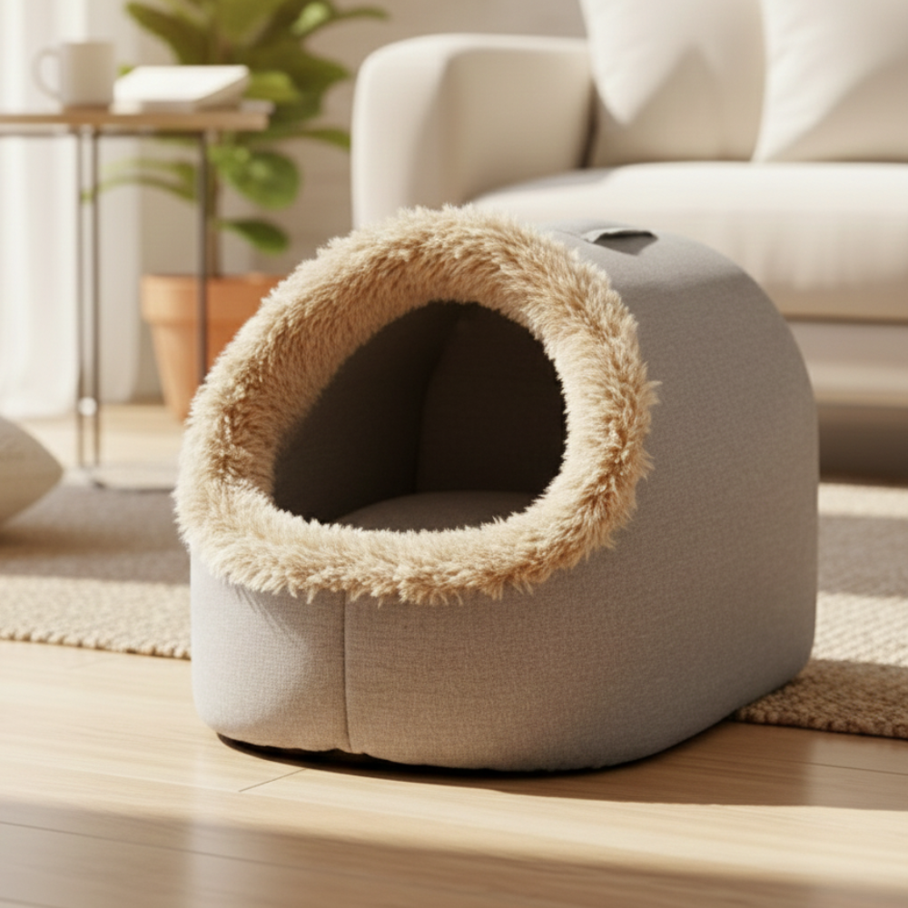 Cavina – Insulated Cave Bed for Small Pets