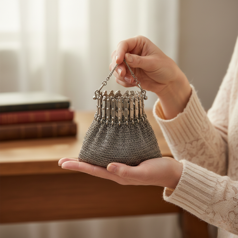 Aldric – Handmade 1920's English Chainmail Purse