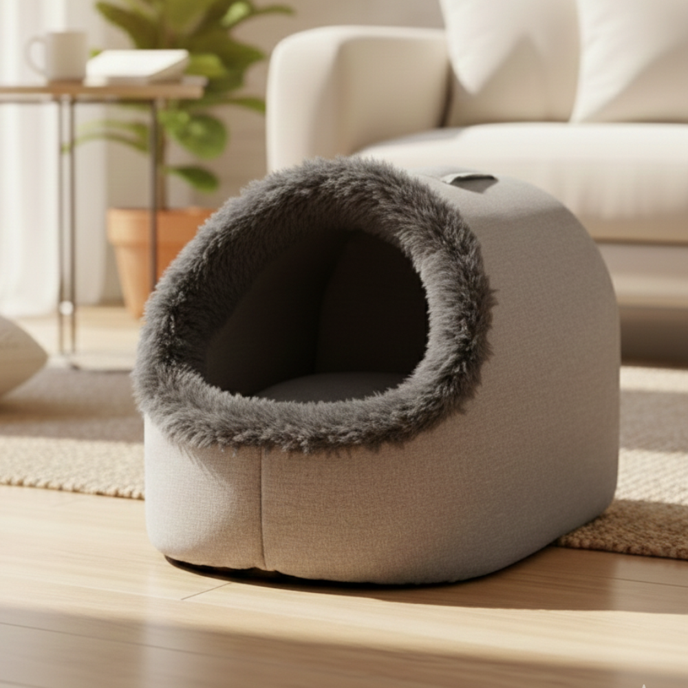 Cavina – Insulated Cave Bed for Small Pets