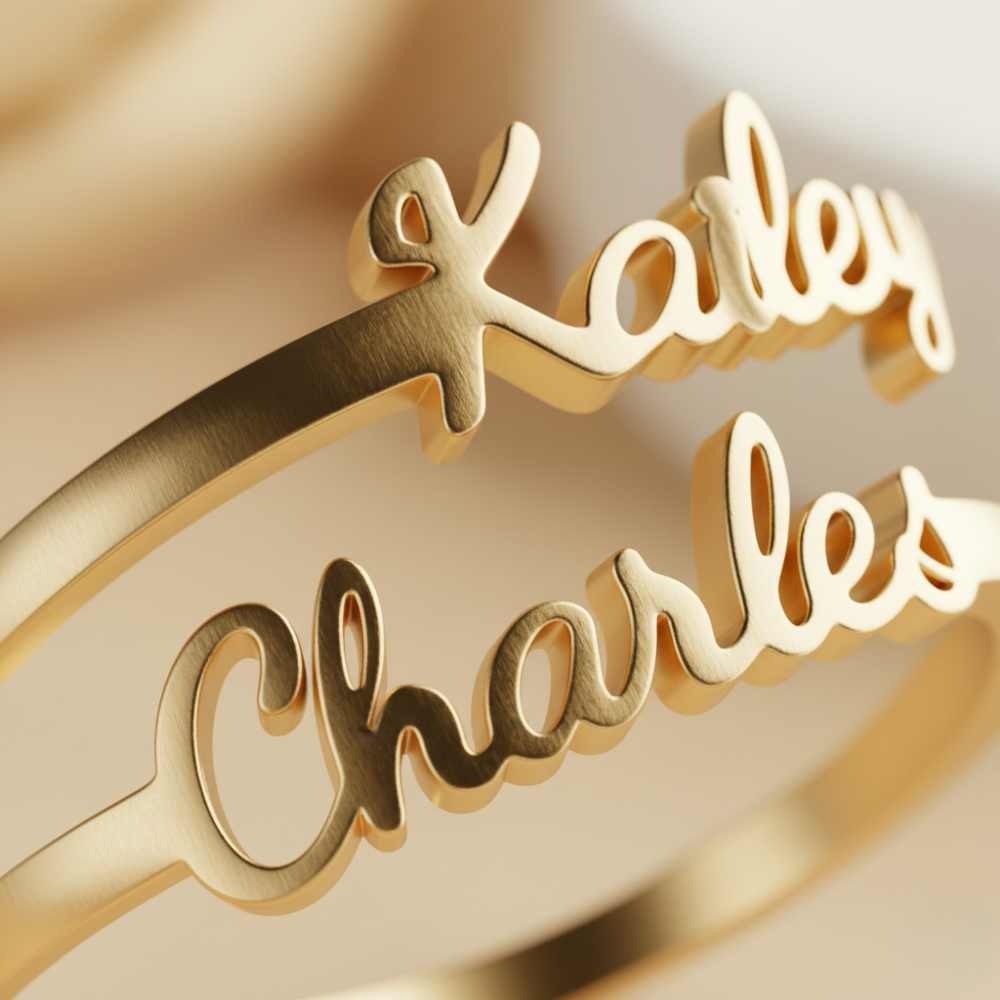 Aurelya – Customized Name Ring (50% Off)